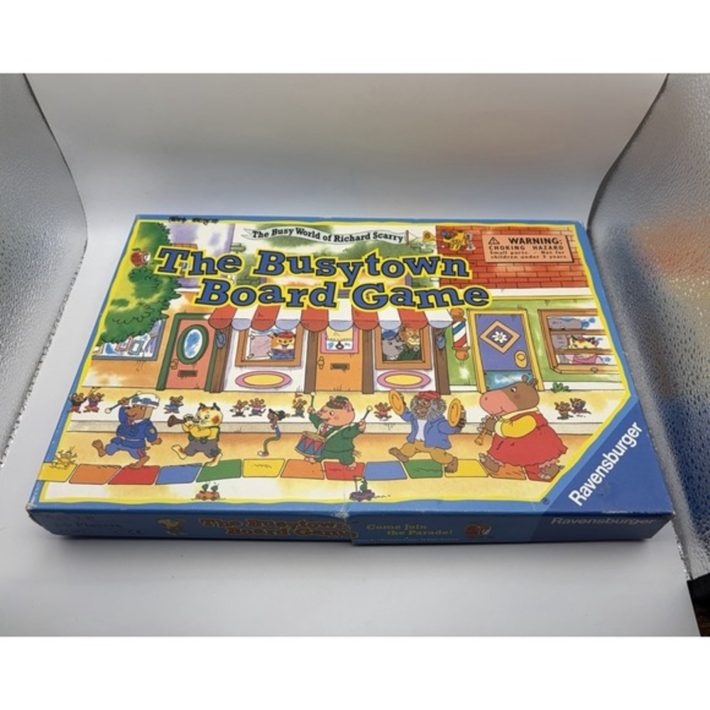 The Busytown Board Game 90's Richard Scarry Ravensburger